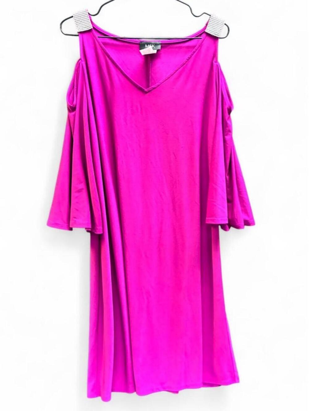 MSK Women's Pink and Purple Dress